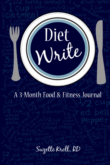 Diet Write: A 3 Month Food and Fitness Journal (blue cover)
