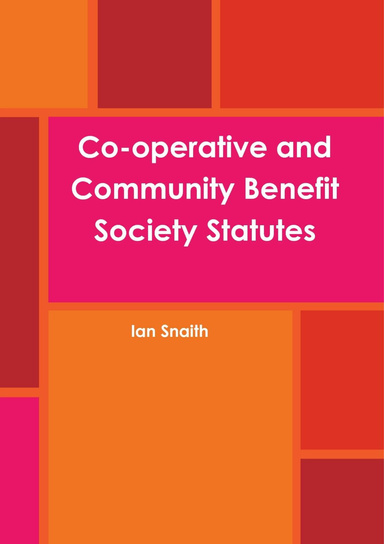 Co-Operative and Community Benefit Society Statutes