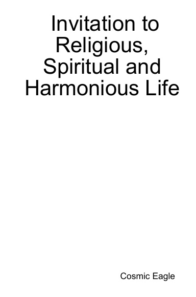 Invitation to Religious, Spiritual and Harmonious Life