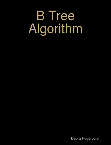 B Tree Algorithm