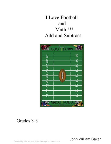 I Love Football and Math