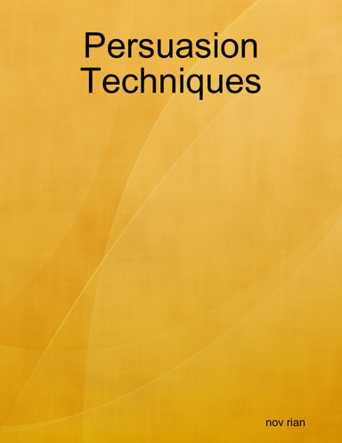 Persuasion Techniques