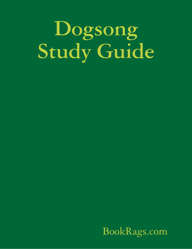 Dogsong Study Guide
