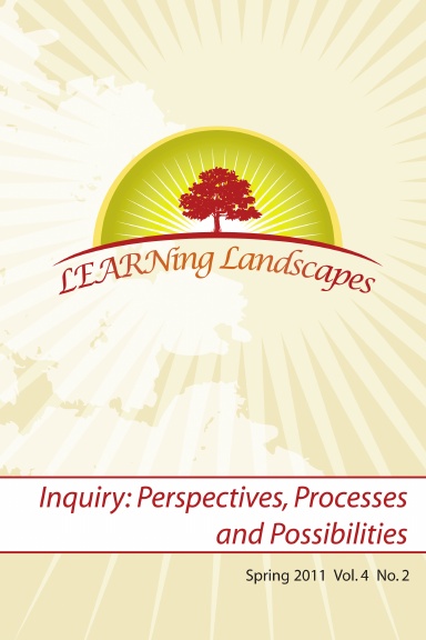 LEARNing Landscapes: Inquiry, Volume 4(2), b&w