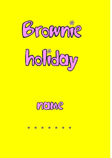 Brownie Holiday