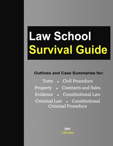 Law School Survival Guide