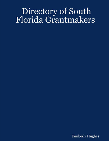 Directory of South Florida Grantmakers