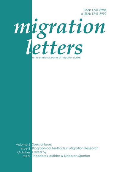 Migration Letters Volume 6 No 2 October 2009