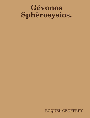 Gévonos  Sphèrosysios.