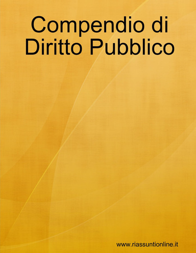 Compendio di Diritto Pubblico