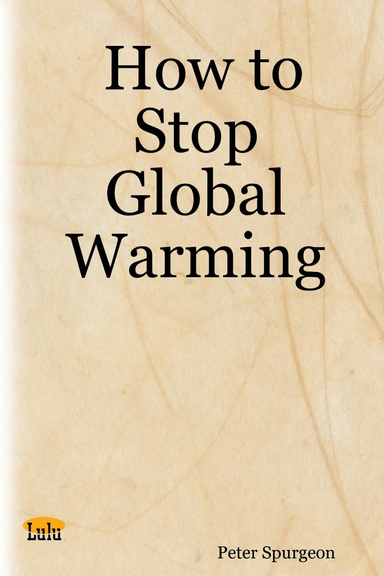 How to Stop Global Warming