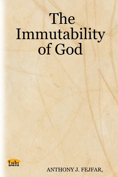 The Immutability of God