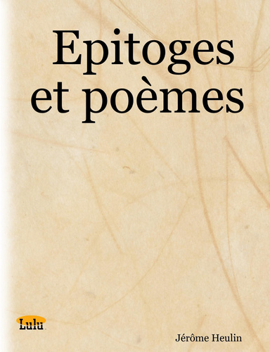 Epitoges et poèmes
