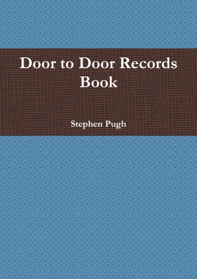 Door to Door Records Book