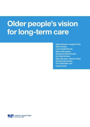 Older people's vision of long-term care