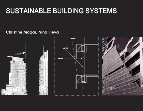 Sustainable building Systems
