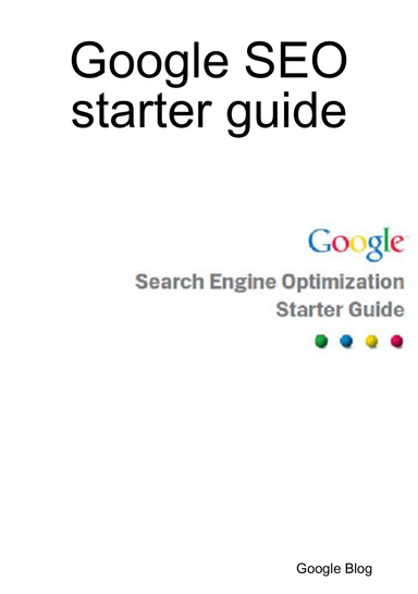 Google SEO starter guide