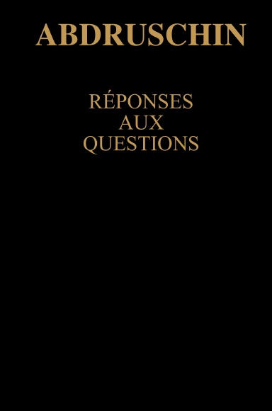REPONSES AUX QUESTIONS