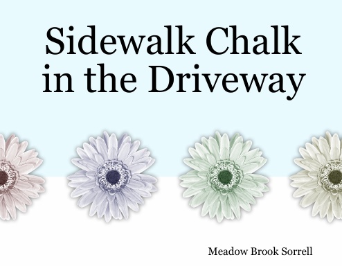 Sidewalk Chalk in the Driveway