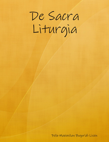 De Sacra Liturgia