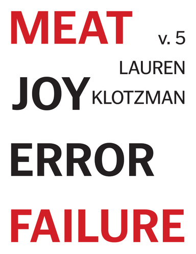 MEAT JOY ERROR FAILURE VOL. 5