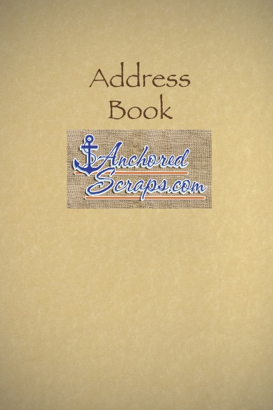 Anchored Scraps Address Book