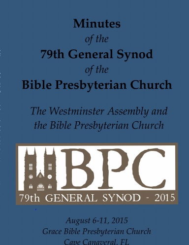 Minutes of the 79 General Synod