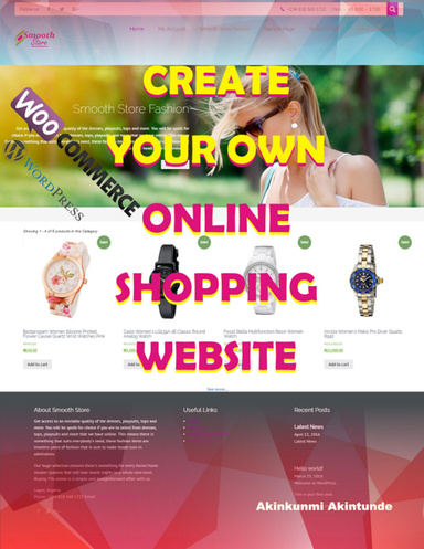 Create Your Own Online Shopping Website