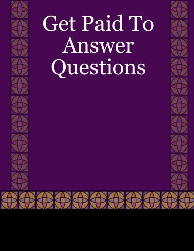 Get Paid To Answer Questions