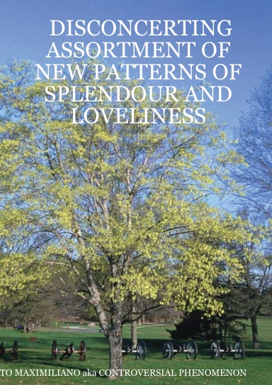 DISCONCERTING ASSORTMENT OF NEW PATTERNS OF SPLENDOUR AND LOVELINESS