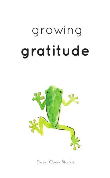 Pocket Gratitude Journal (Frog)