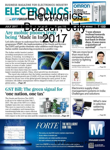 Electronics Bazaar, July 2017