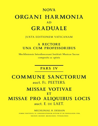 Vol. 4 - Nova Organi Harmonia (nn6302) 389 pages