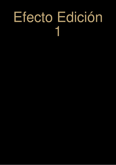 Efecto Edición 1