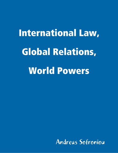 International Law, Global Relations, World Powers
