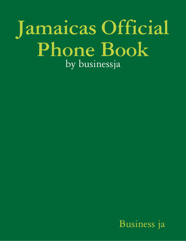 Jamaicas Official Phone Book
