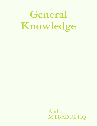 General Knowledge
