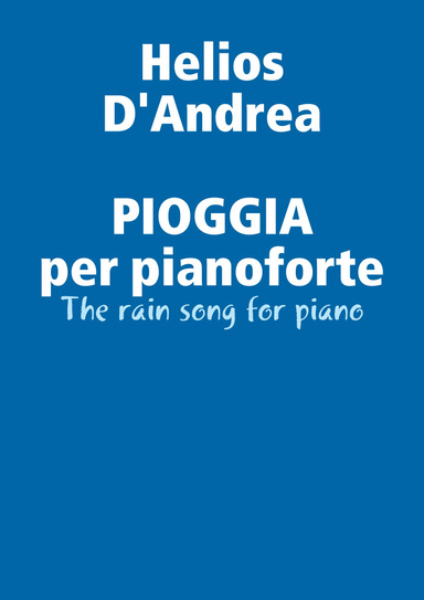 PIOGGIA per pianoforte