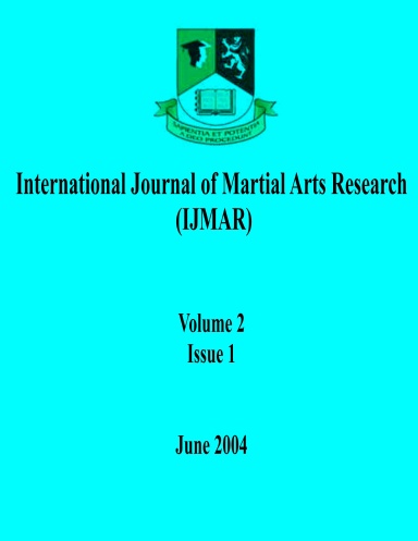 International Journal of Martial Arts Research - Vol. 2 Issue 1