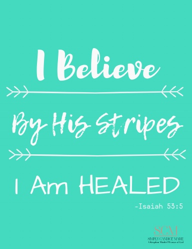 By His Stripes Affirmation Journal