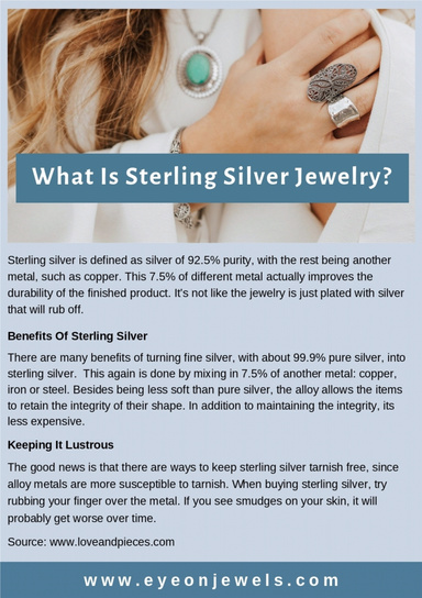 What Is Sterling Silver Jewelry?