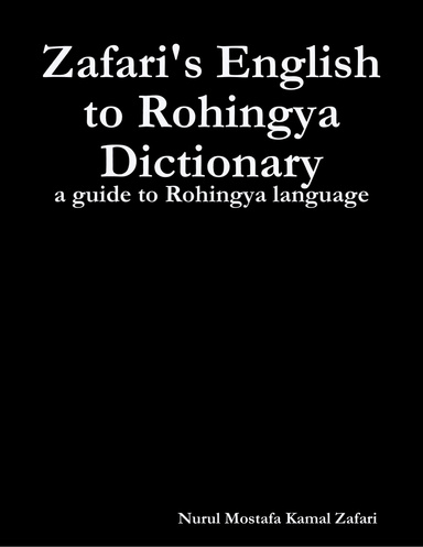 Zafari's English to Rohingya Dictionary