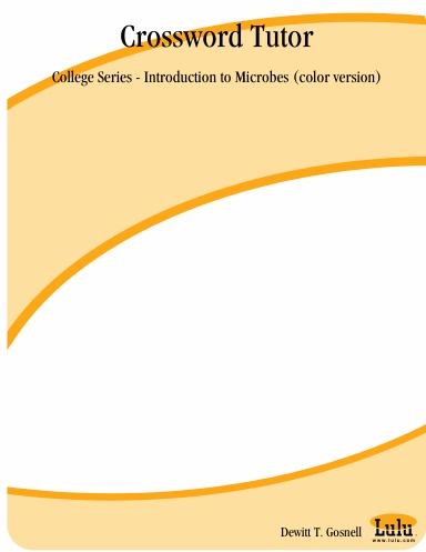 Crossword Tutor: College Series - Introduction to Microbes (color version)
