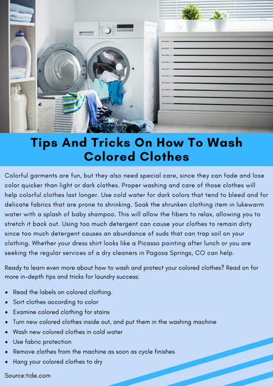 Tips And Tricks On How To Wash Colored Clothes