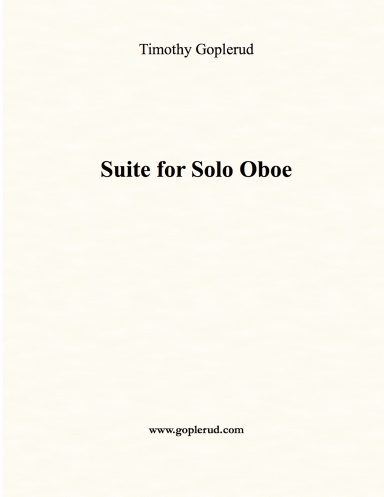 Suite for Solo Oboe