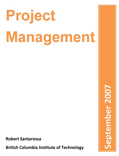 Project Management 09 2007