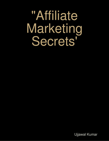 "Affiliate Marketing Secrets'