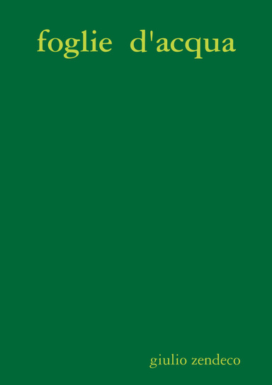 foglie  d'acqua