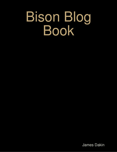 Bison Blog Book