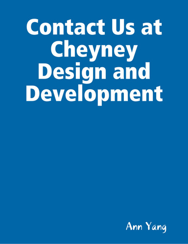 Contact Us at Cheyney Design and Development